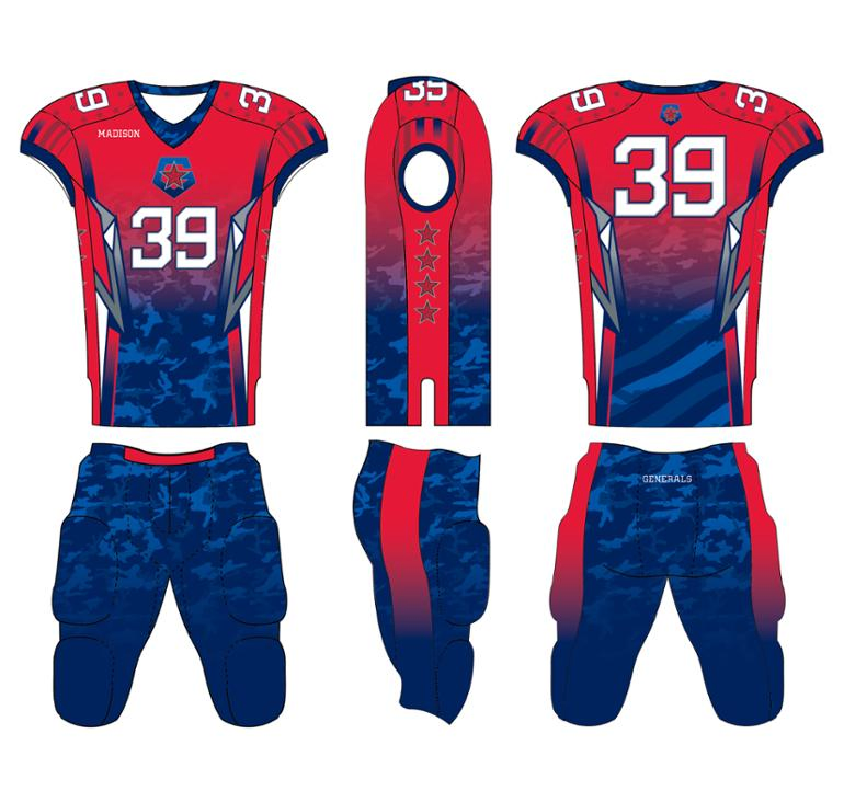 Conjunto de uniforme de fútbol americano personalizado, uniforme deportivo barato, uniforme de fútbol profesional de la mejor calidad en venta al por mayor