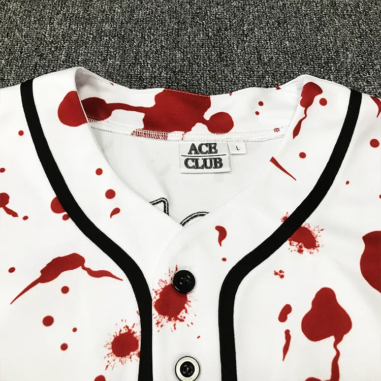 Uniforme de béisbol personalizado con bordado para equipo de softball