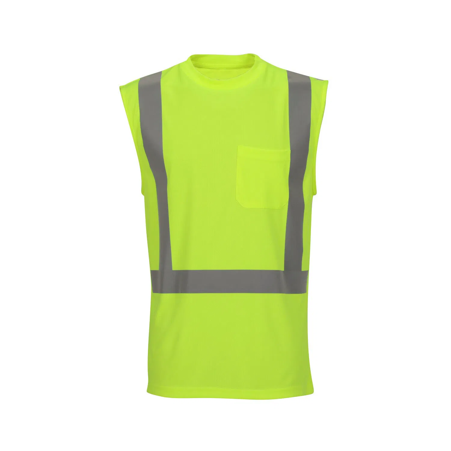 Camiseta de seguridad ligera y duradera, transpirable, de alta visibilidad y reflectante para trabajo
