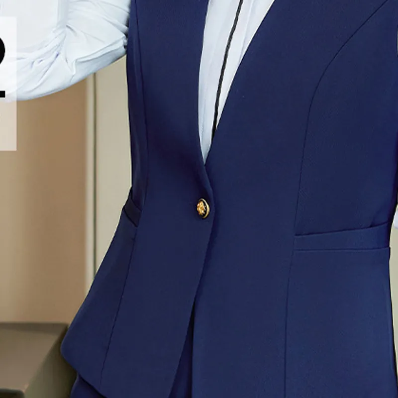 Uniforme de personal corporativo blanco personalizado 3