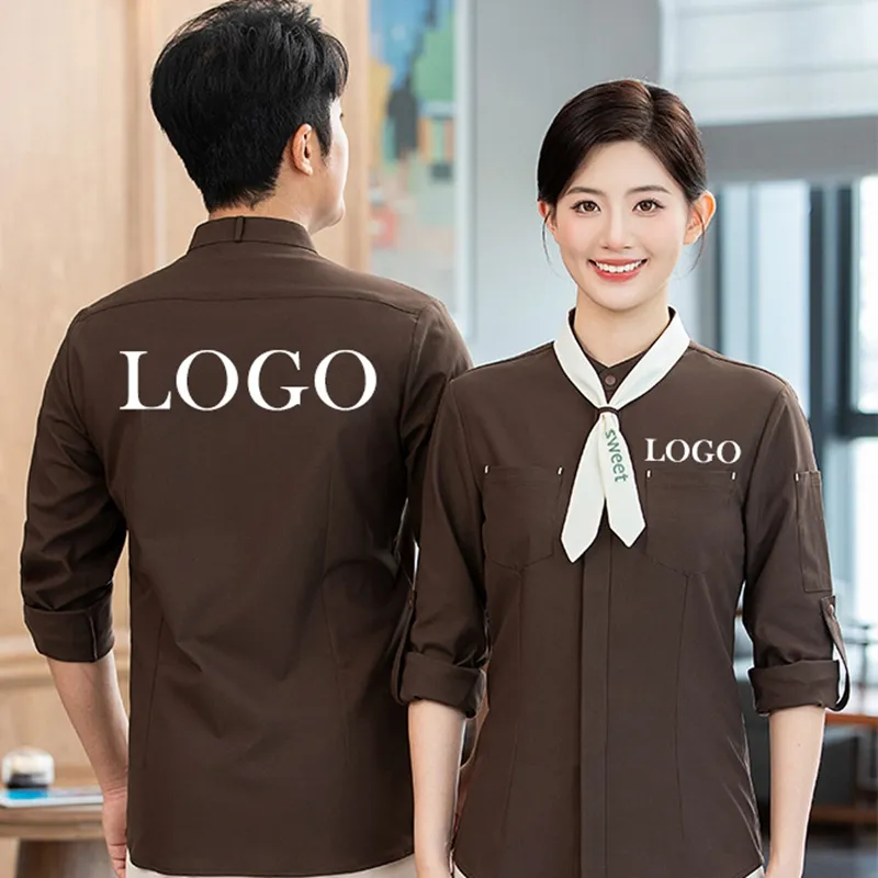 Ropa de trabajo elegante para ama de llaves, uniforme para gerente de cocina de hotel