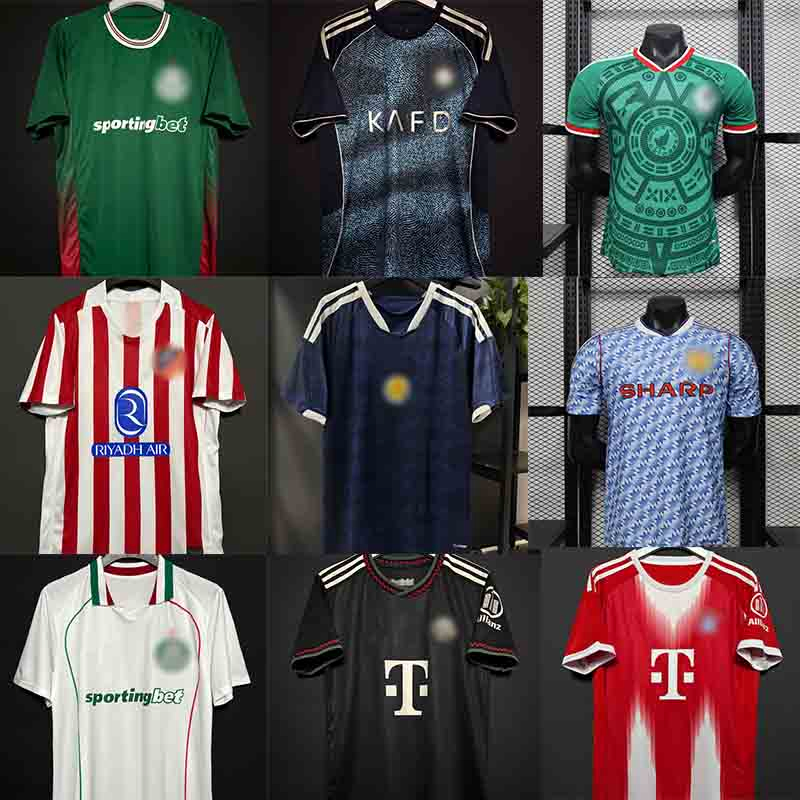 2026 Jerseys vintage al por mayor y al por menor de alta calidad, camisetas de fútbol tailandesas, ropa de marca, ropa de fútbol, uniforme, kits de fútbol