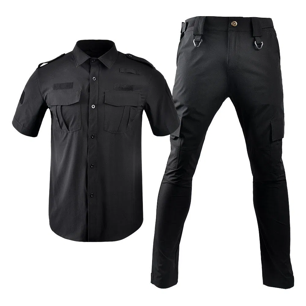 Camisa táctica de doble seguridad, ropa de trabajo, uniforme de combate, entrenamiento de seguridad, caza, uniforme táctico