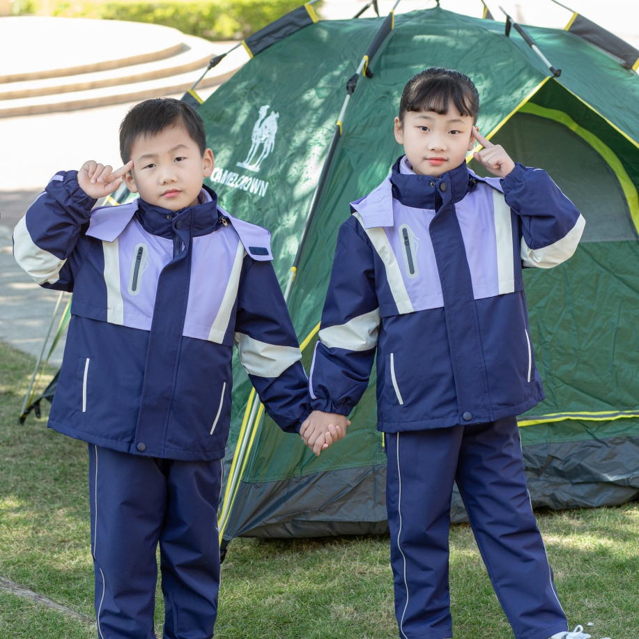 Ropa escolar personalizada de chándal de marca propia para niños, uniforme casual para secundaria