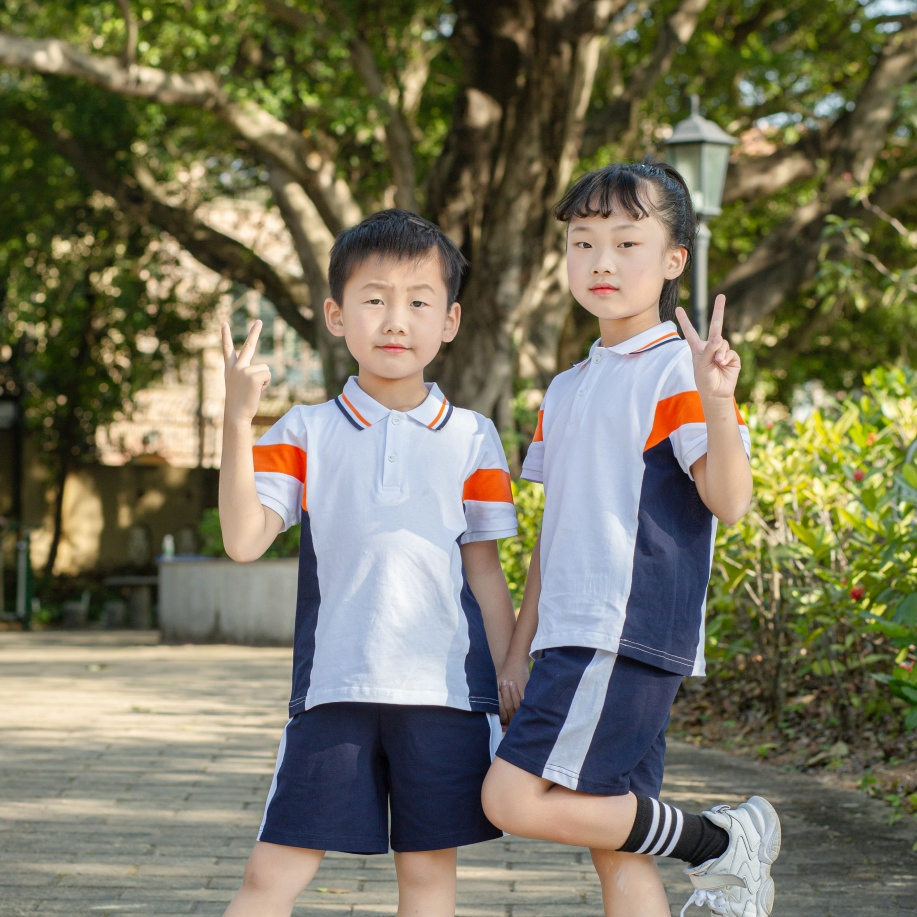 Uniforme escolar de invierno antibacteriano premium de marca propia para niños de secundaria