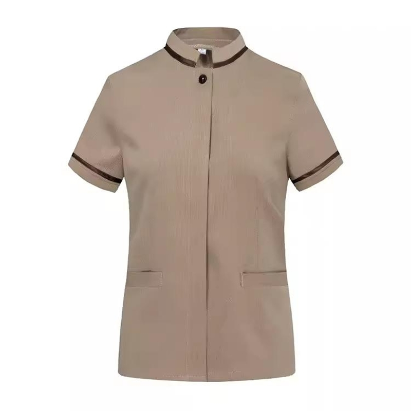 Estilo de moda del personal del hotel, uniforme del servicio de habitaciones y del personal de limpieza