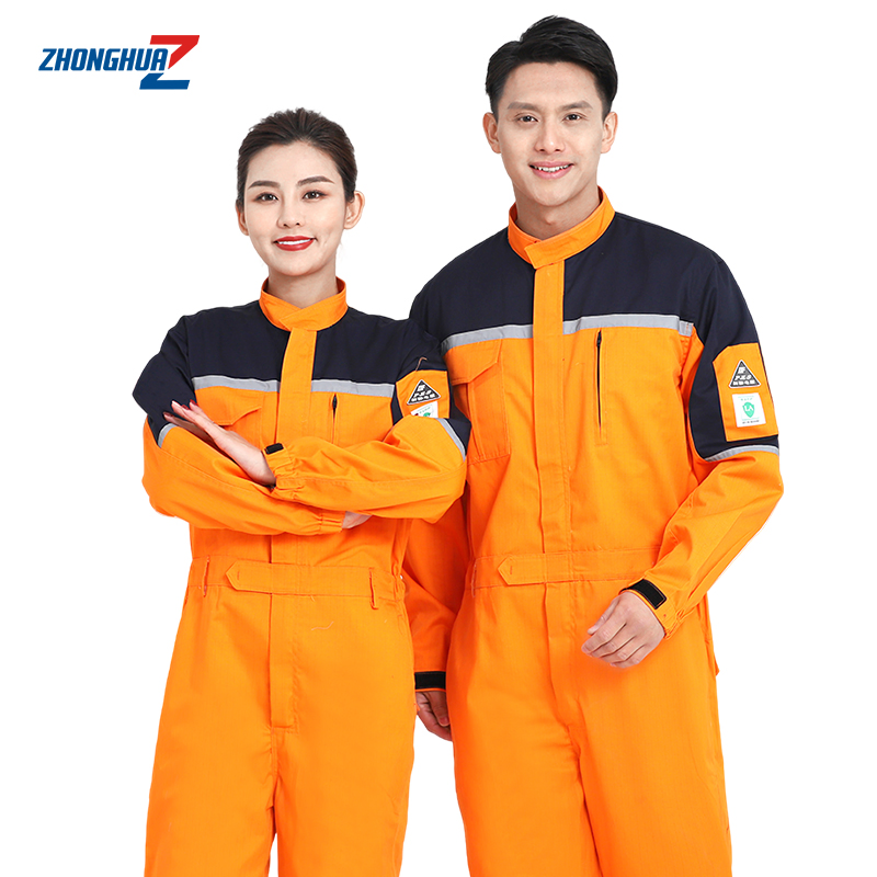 Conjunto de trabajo de dos piezas antiestático uniforme de seguridad ESD industrial ropa de protección duradera soporte de logotipo personalizado