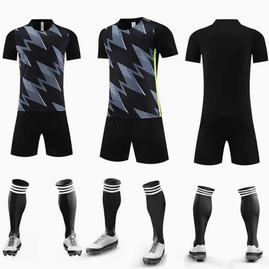 Camiseta de fútbol de poliéster personalizada, transpirable y cómoda, uniforme de fútbol con nombre del equipo incluido