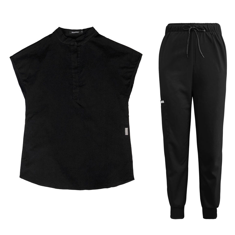 Conjunto de uniformes médicos para enfermeras, estilo de jogging para mujeres, cómodo, personalizado, uniforme de hospital, venta al por mayor, tela de poliéster
