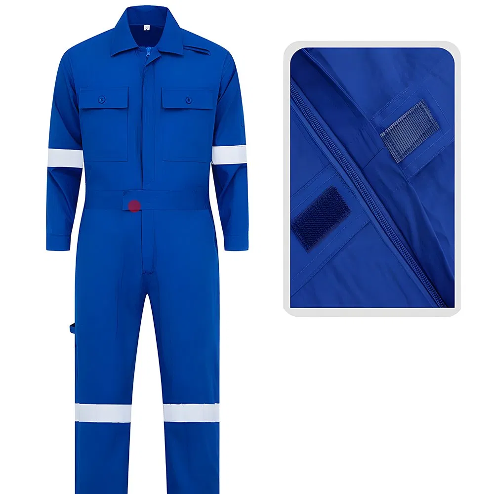 Ropa de trabajo para hombres de estilo moderno, serie popular, uniforme de trabajo unisex de poliéster puro para exteriores en fábricas