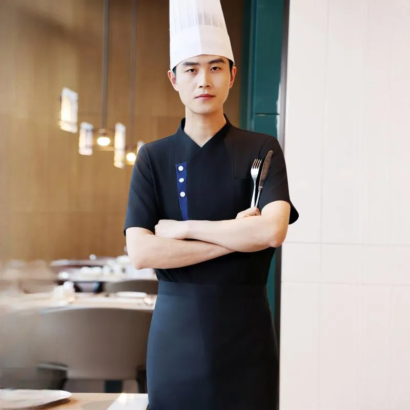 Uniforme de cocina personalizado impreso a granel para promoción de marca