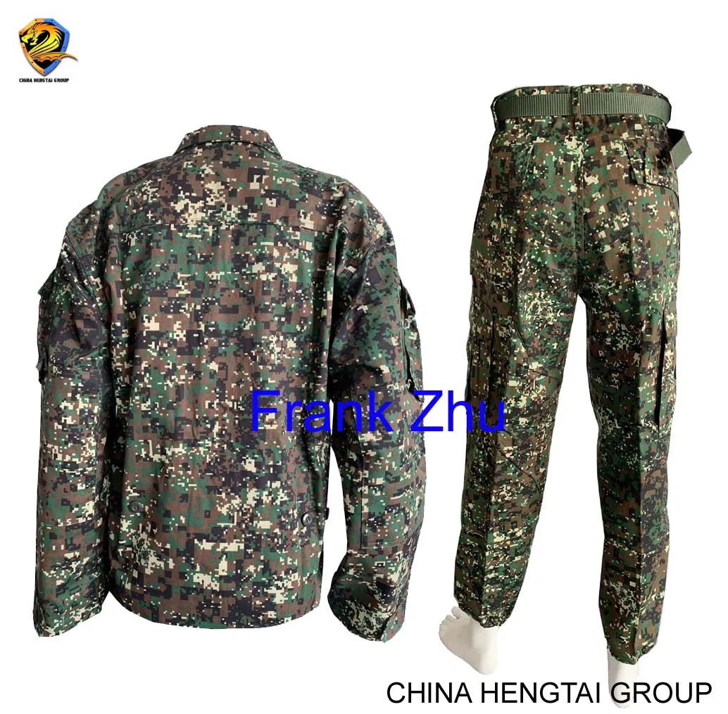 Guardia de Seguridad Trabajando en Combate Marina/Fuerzas Aéreas/Uniforme de Combate de Camuflaje de Campo Táctico