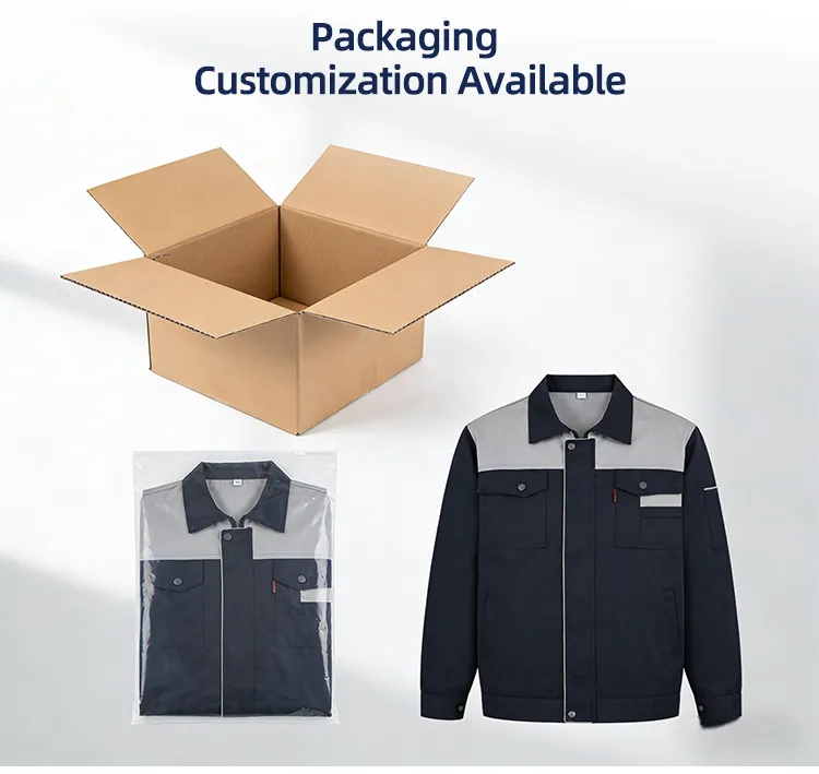 Conjunto de trabajo de dos piezas antiestático uniforme de seguridad ESD industrial ropa de protección duradera soporte de logotipo personalizado