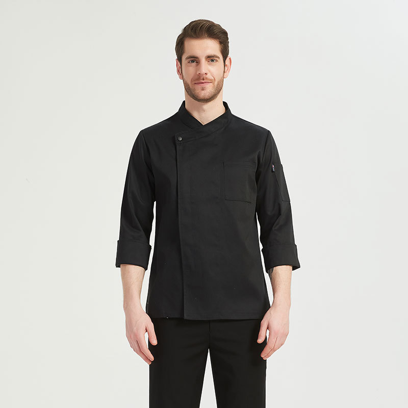 Uniforme de chef personalizado para hotel con logotipo bordado, ropa de trabajo para cocina de restaurante