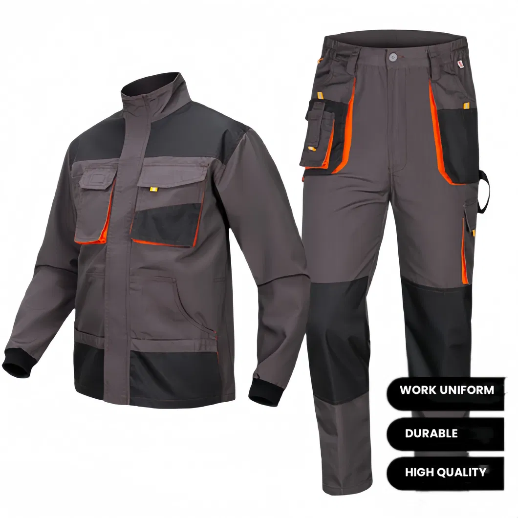 Personalizar Ropa Mecánica Fábrica Trabajo Aeropuerto Puerto Hotel Seguridad Traje Ropa de Trabajo Chaqueta Pantalones Uniforme
