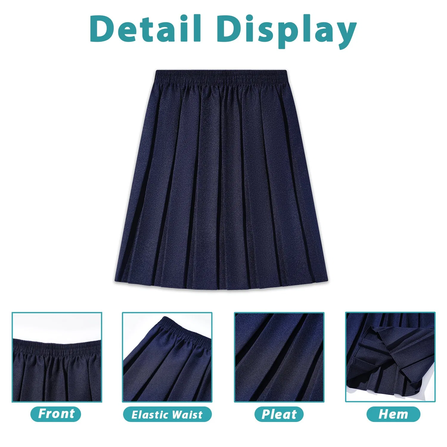 Conjunto de ropa escolar fabricado para niñas estudiantes