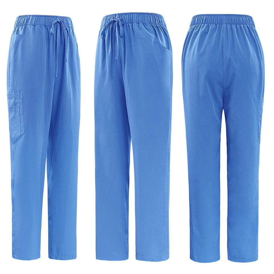 Conjunto de scrubs médicos de manga corta de secado rápido y estiramiento de alta calidad para hospitales, clínicas y uniformes de cosmetología