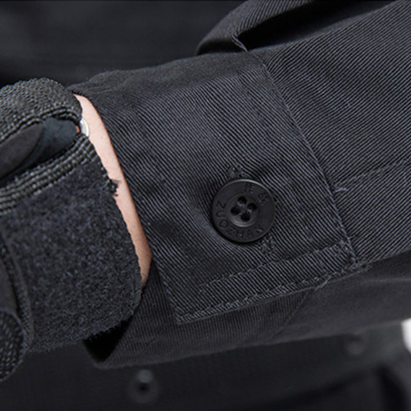 Conjunto Completo de Uniforme Táctico para Hombres al Aire Libre con Logo Personalizado, Uniforme de Seguridad Ligero de Alta Calidad, Uniforme de Trabajo para Guardias de Seguridad Transpirable de Color Sólido