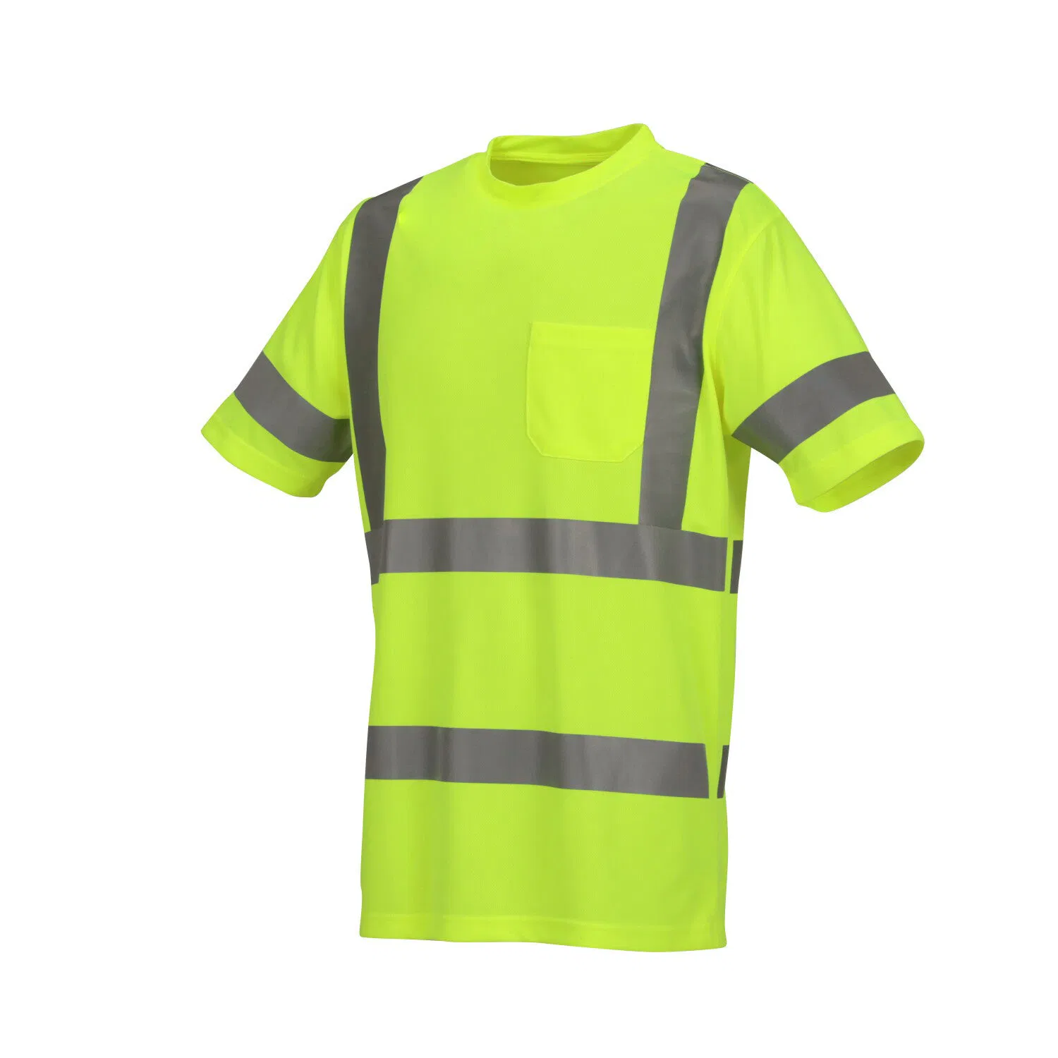 Camiseta de seguridad ligera y duradera, transpirable, de alta visibilidad y reflectante para trabajo