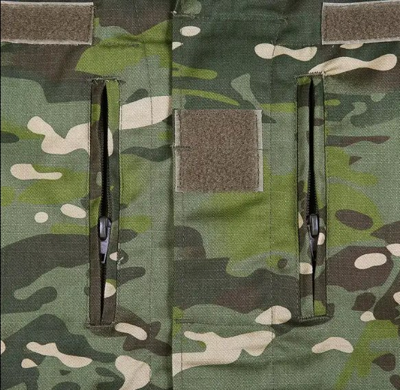 Ropa táctica de camuflaje woodland personalizada, uniforme de vestido de camuflaje