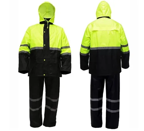 Capa de lluvia personalizada al por mayor para trabajo, uniforme de guardia de seguridad