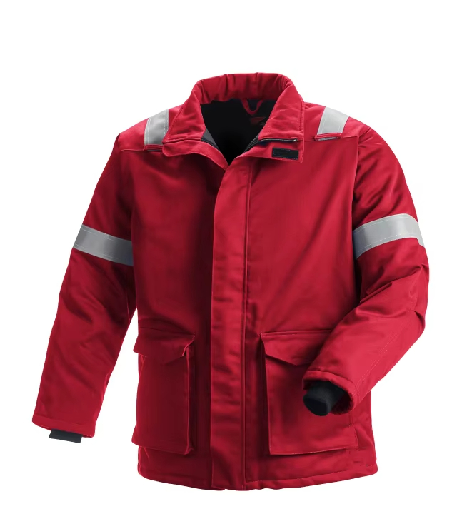 Uniforme de poliéster y algodón OEM con cintas reflectantes para mecánicos, ropa de trabajo industrial