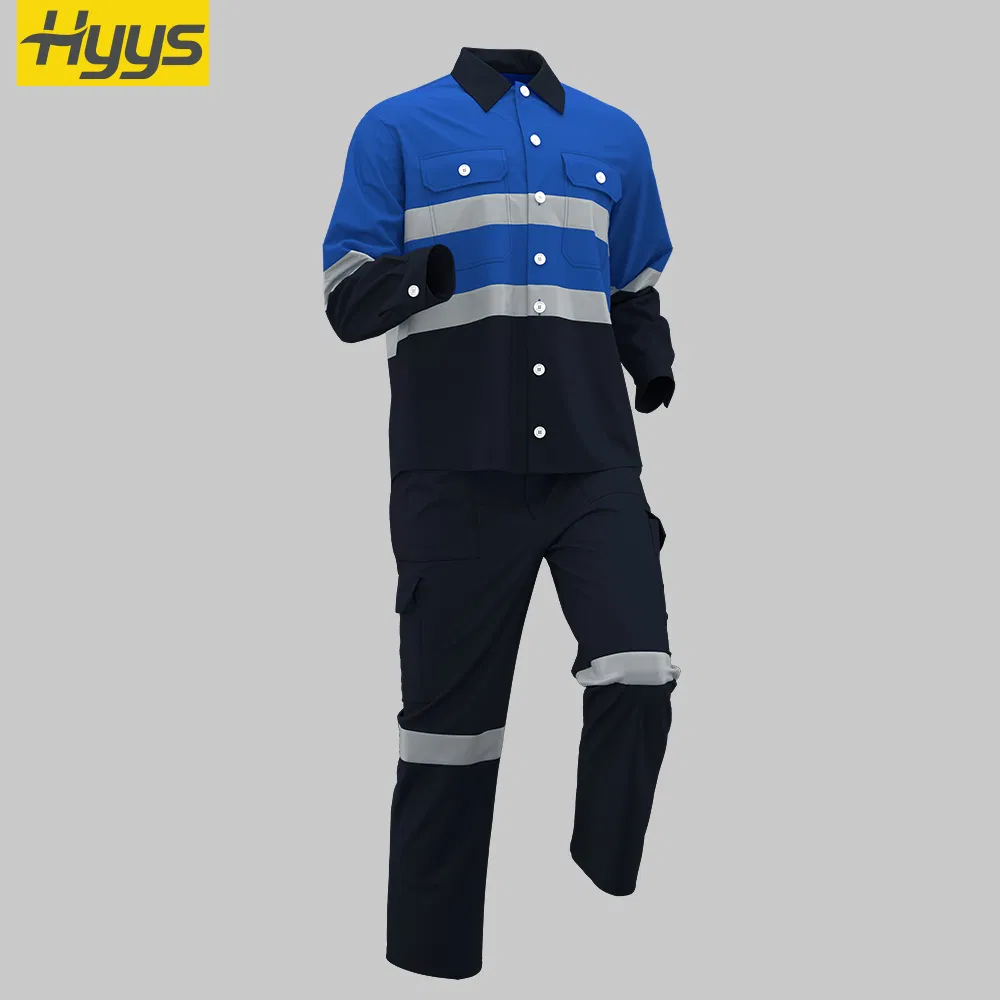 Uniformes industriales reflectantes OEM ropa de trabajo de seguridad para carreteras vestimenta de alta visibilidad