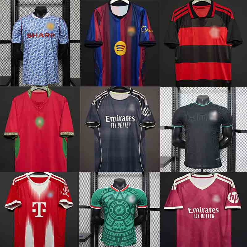 2026 Camisetas vintage al por mayor y al por menor de alta calidad, camisetas de fútbol tailandesas, ropa de marca, kits de fútbol, uniformes de equipo deportivo, kits de fútbol