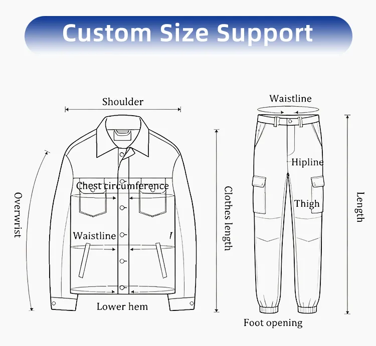 Ropa de trabajo personalizada OEM