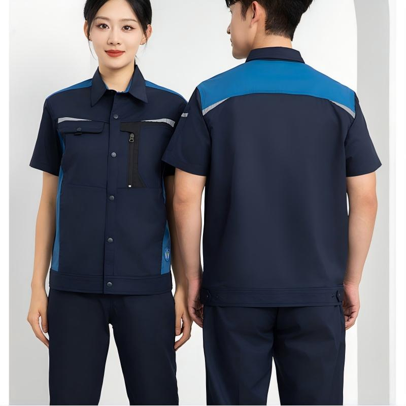 Camisa de manga corta antiestática ESD uniforme profesional para el personal