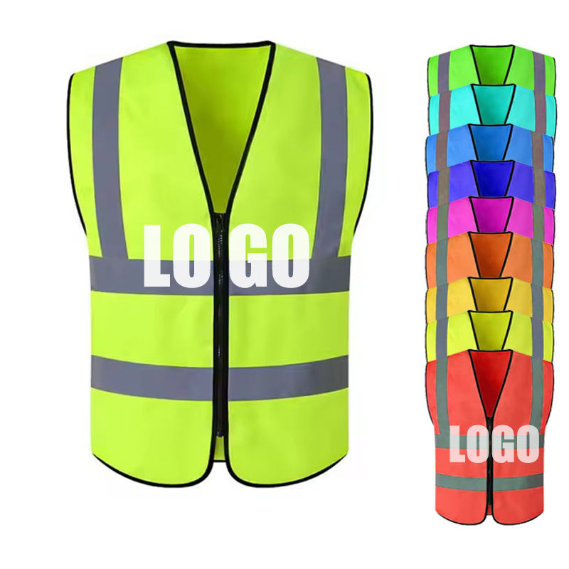 Uniformes de Guardia de Seguridad Visibilidad de Tráfico Ropa de Malla Unisex para Hombre