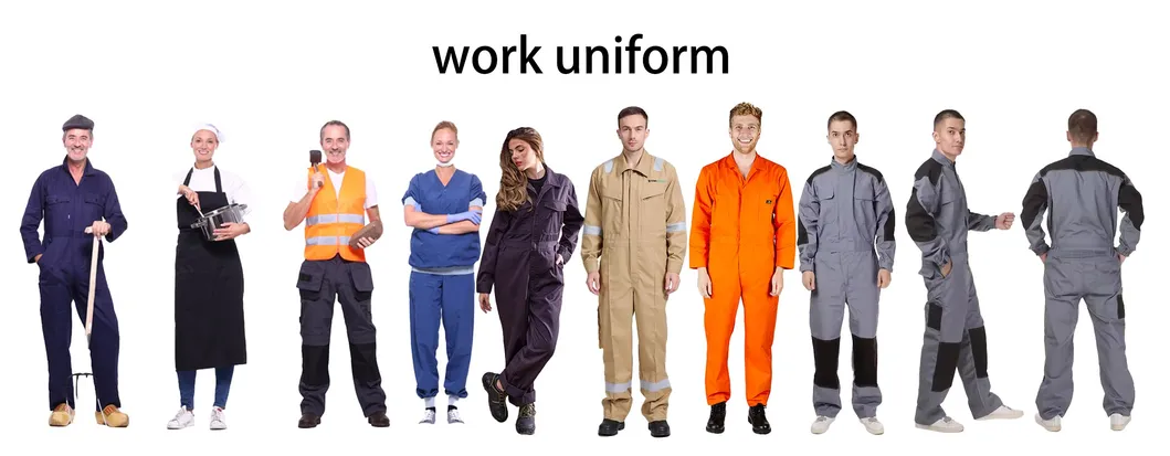 Línea de producción de uniformes de trabajo
