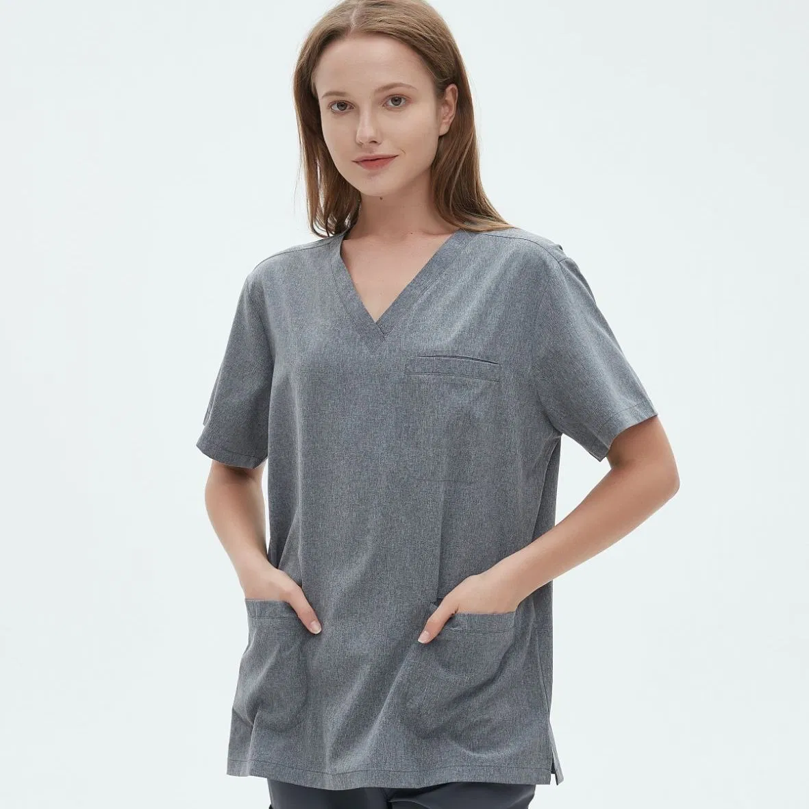 Conjunto de Scrubs al por mayor Uniformes de Scrubs Traje de Enfermeras Uniforme Personalizado