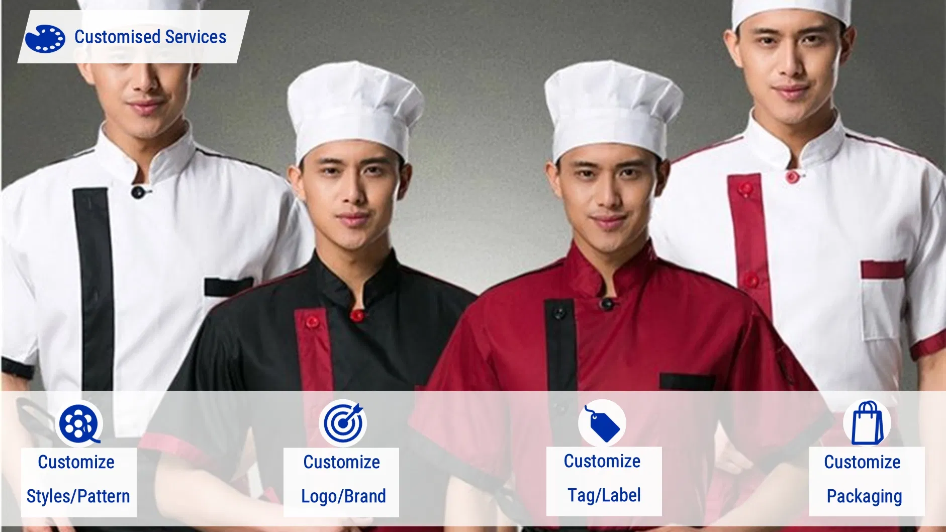 Especificaciones de Uniforme de chef
