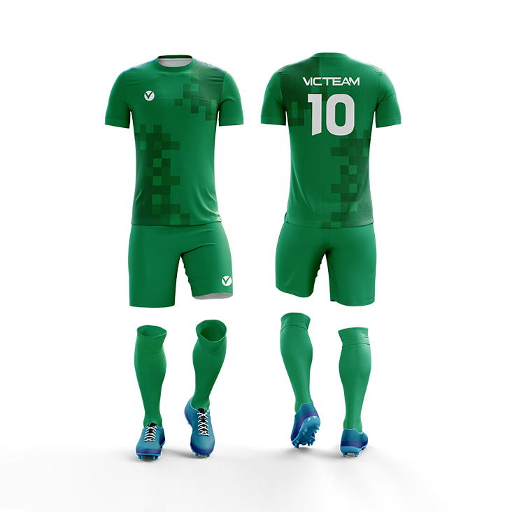 Uniforme de práctica de fútbol de poliéster para equipo