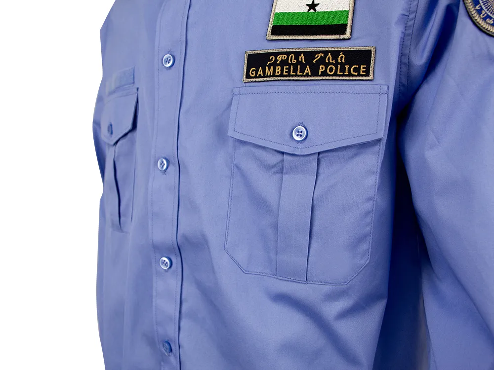 Uniforme de seguridad bordado a medida para equipos corporativos y personal de guardia