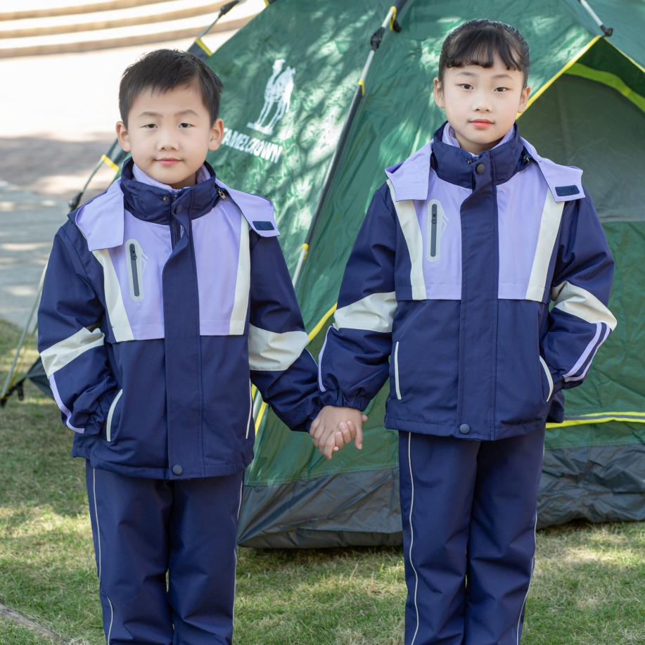 Ropa escolar personalizada de chándal de marca propia para niños, uniforme casual para secundaria