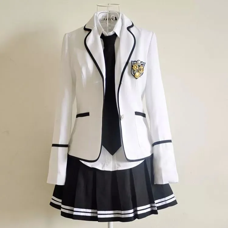 Uniformes escolares de alta calidad y diseño personalizado de China para chicas escolares coreanas