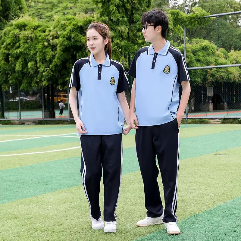 Camisas polo deportivas para estudiantes de secundaria de OEM, uniformes escolares de academia