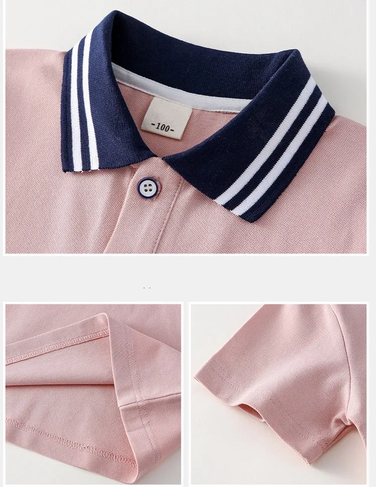 Falda de uniforme escolar y camiseta polo para niños deportivos personalizada de OEM en China