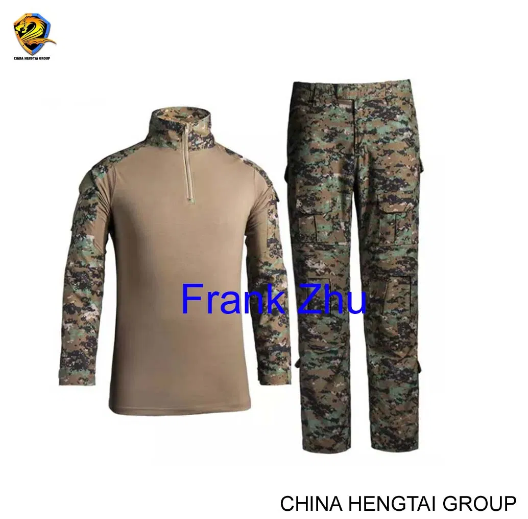 Suministro de fábrica estilo camuflaje de soldados franceses F1 F2 proveedor de tela de uniforme de soldados