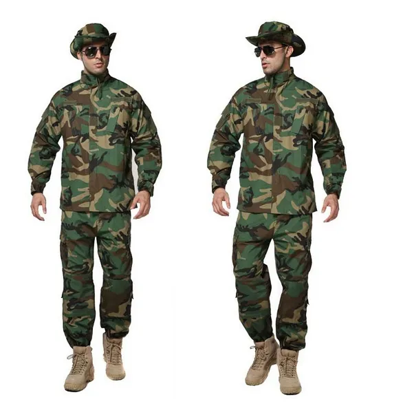 Uniforme táctico de seguridad para hombres en camuflaje digital azul, impermeable y transpirable
