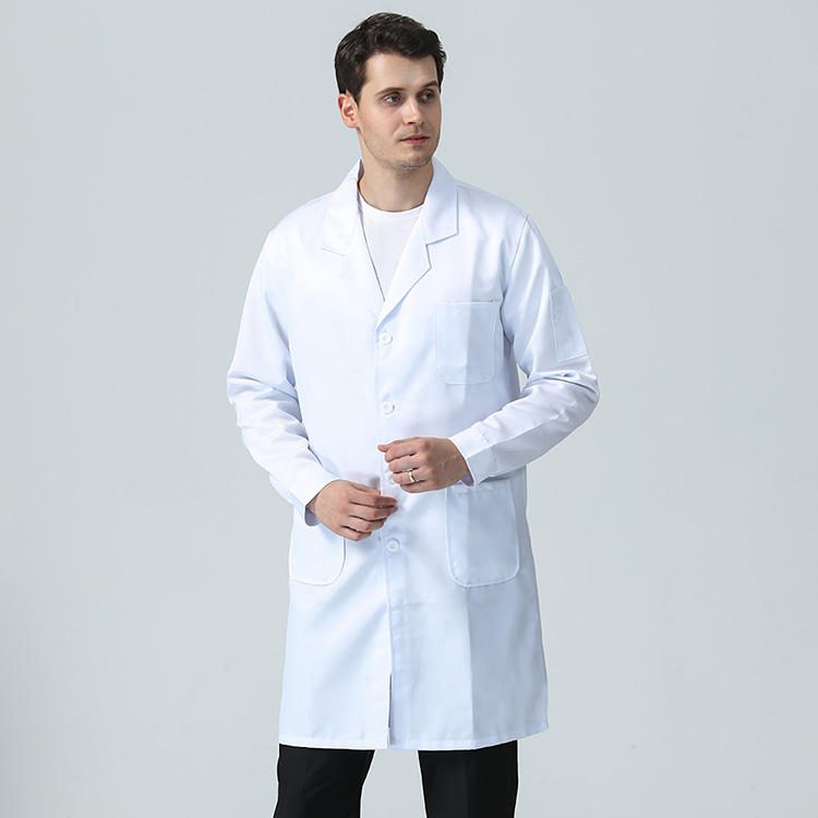 Chaqueta de chef de alta calidad de manga larga uniforme hotelero servicio de alimentos abrigo blanco chaqueta de chef mujer uniforme de camarera de hotel