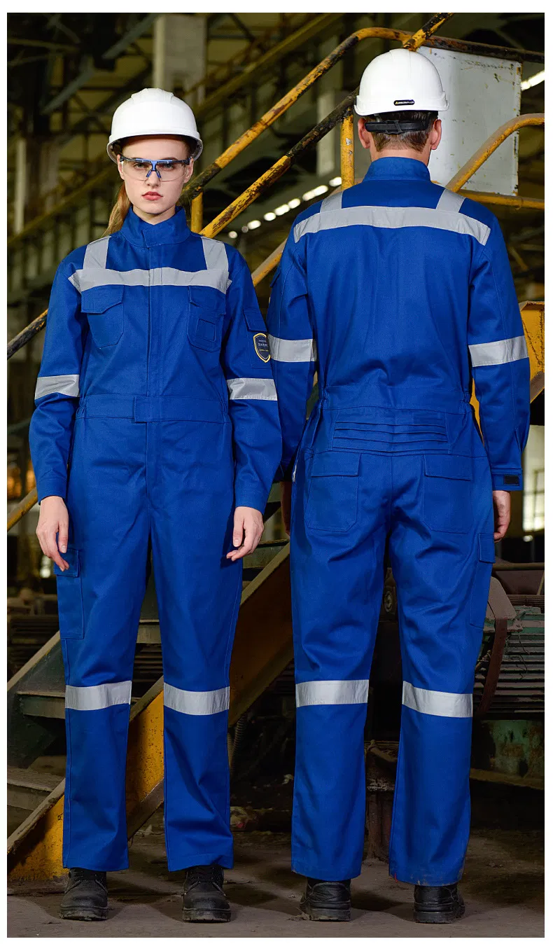 Fabricante de ropa de trabajo de manga larga para la seguridad en fábricas, uniforme profesional de trabajo