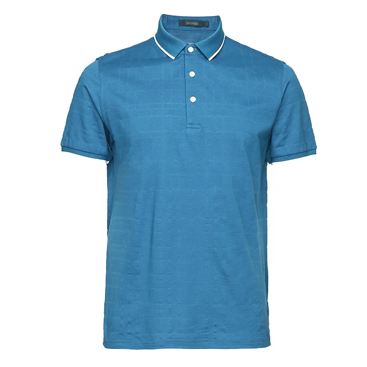 Camiseta Polo de Golf 100% Algodón para Hombres de Secado Rápido Uniformes Personalizados