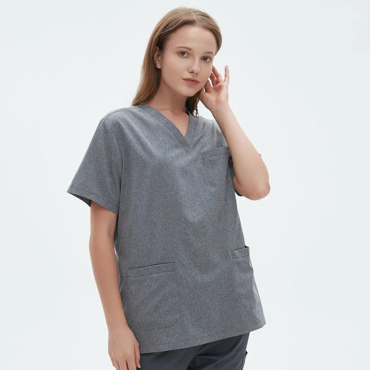 Conjunto de Scrubs al por mayor Uniformes de Scrubs Traje de Enfermeras Uniforme Personalizado
