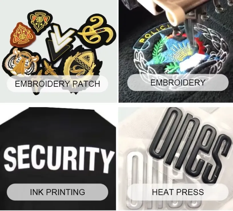 Camisa de Seguridad con Logo Personalizado – Uniforme de Guardia Corporativo, Servicio OEM/ODM Disponible