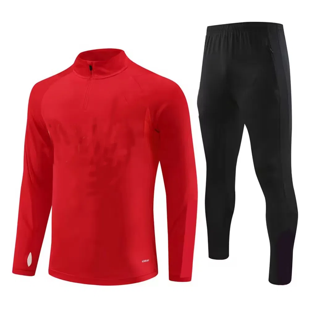 Traje de fútbol personalizado de nueva temporada para hombre, chaqueta de fútbol con logo de todas las marcas de clubes, uniforme de fútbol, chaqueta con cremallera