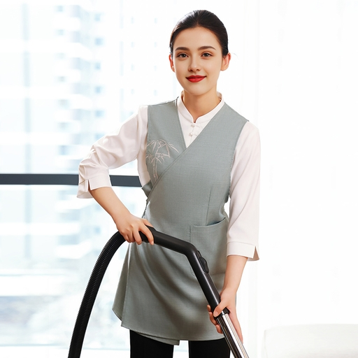 Precio de fábrica alta calidad nuevo diseño uniforme de limpieza laboral