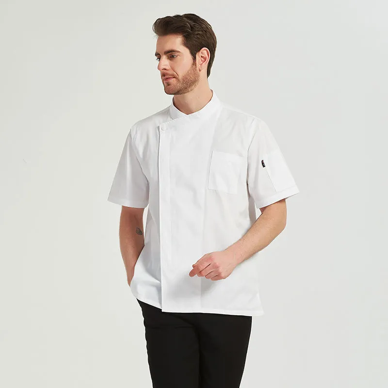 Uniforme de chef personalizado para hotel con logotipo bordado, ropa de trabajo para cocina de restaurante